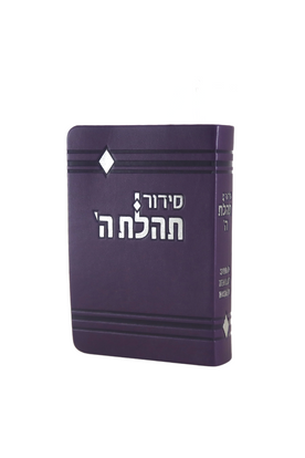 Siddur Annotated English Compact Flexi Leather-like Purple